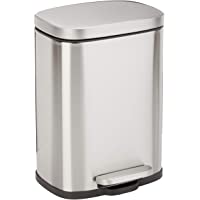 Amazon Basics Trash Can- Plata- 5L